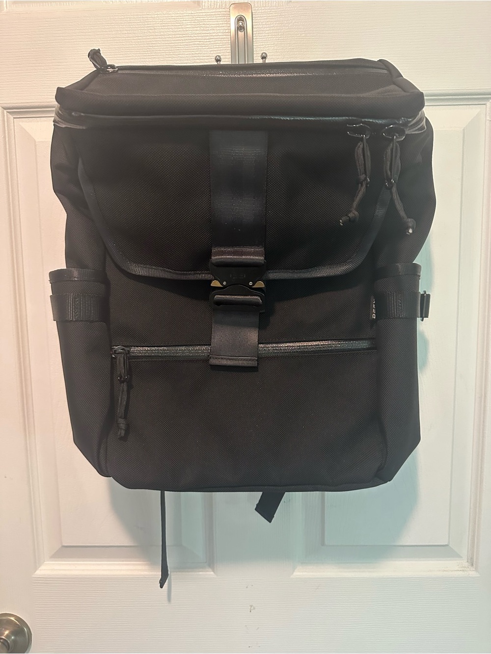 Black Defy Menace 2.0 Ballistic Nylon Fire Edition Backpack